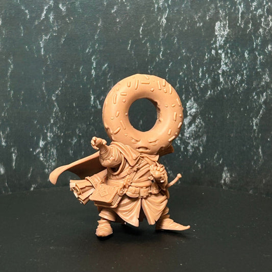 Donut Battle Mage Quirky Unlimited Food Fight Printed Sculpt