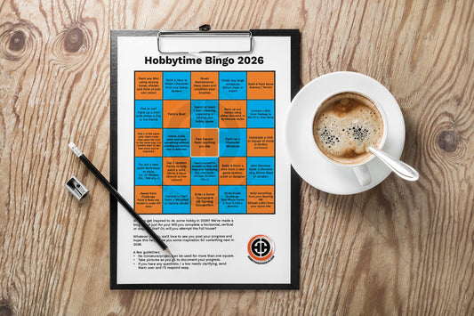 The 2026 Hobbytime Bingo Card is Here!!
