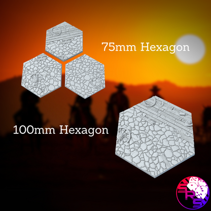 Hexagon Western Style Bases with Magnet Holes