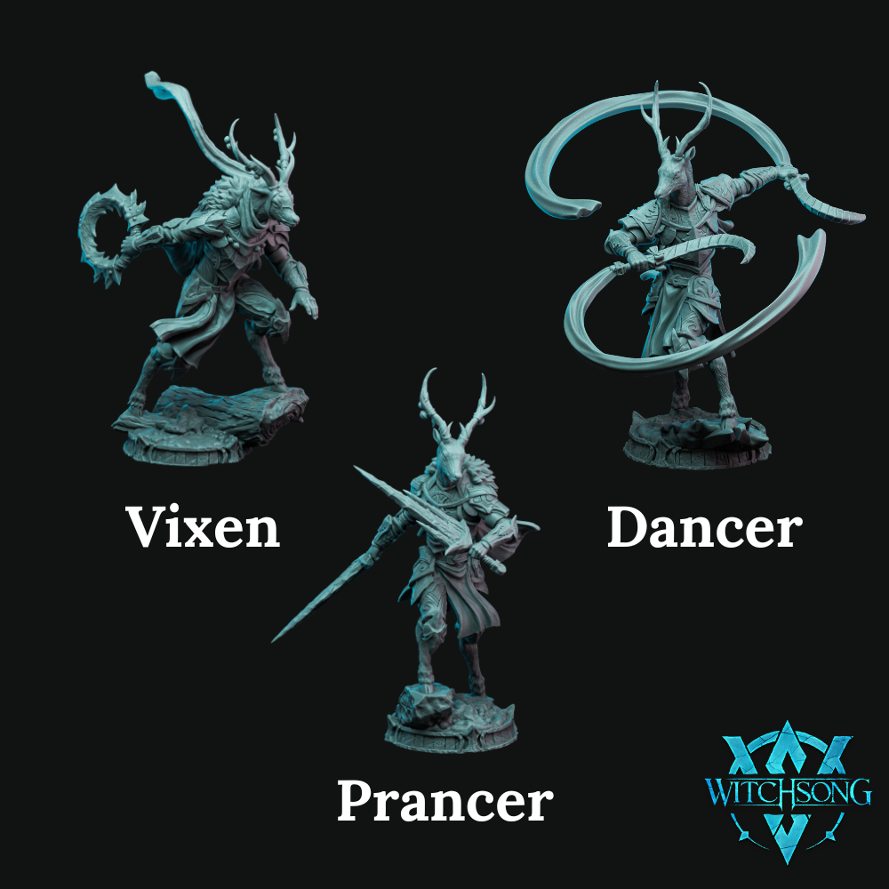 Santa's Coursers (Dancer, Prancer and Vixen)