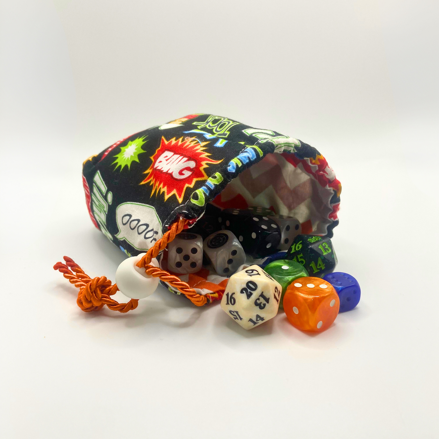 Comic Book Dice Bag