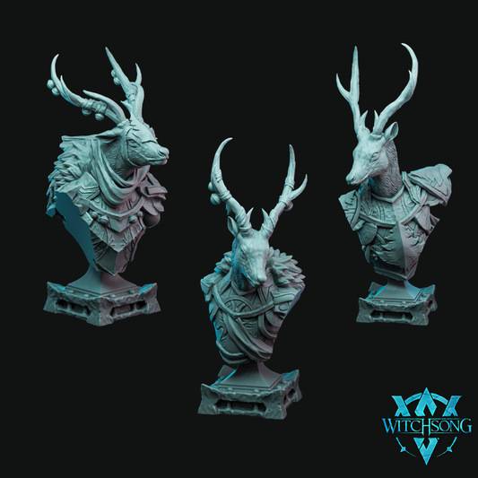 Santa's Coursers (Dancer, Prancer and Vixen) - Bust