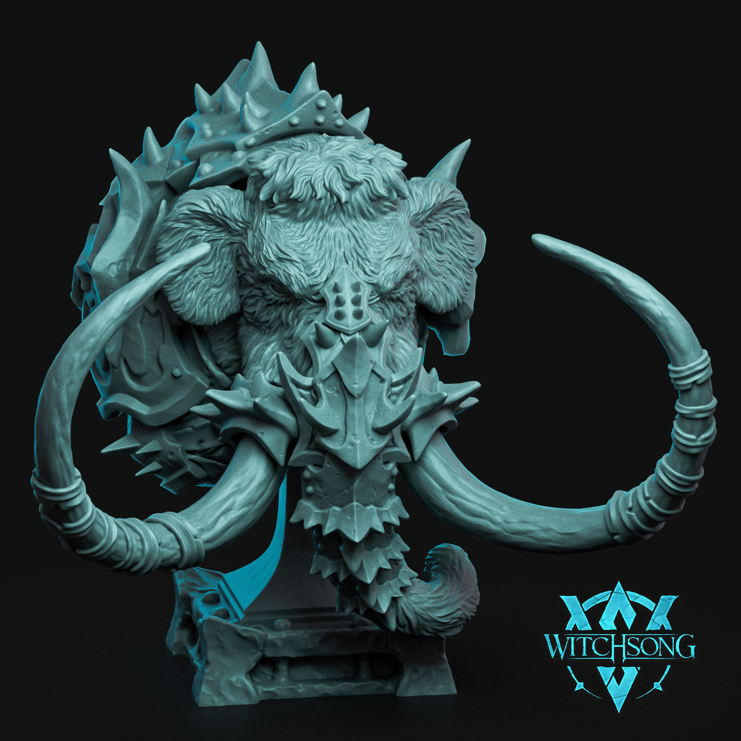 The Armored Mammoth  - Bust