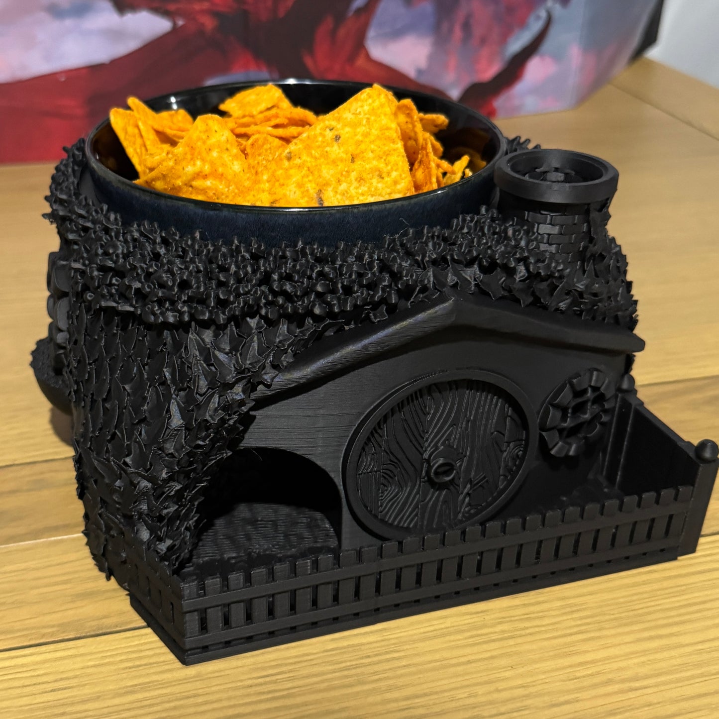 Hungry Halfling Snack Holding Dice Tower