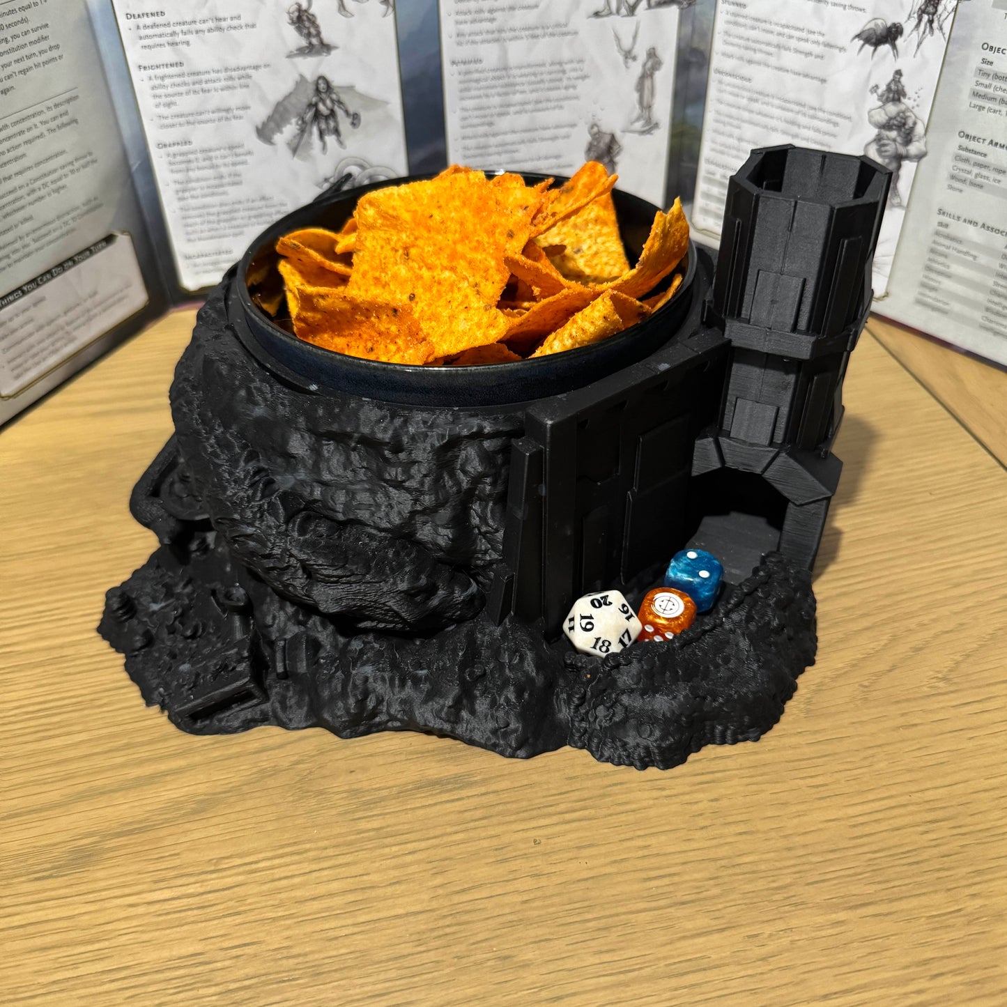 Under the Mountain - Snack Bowl & Dice Tower