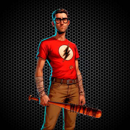 Speed Geekster (Human and Zombie Options)