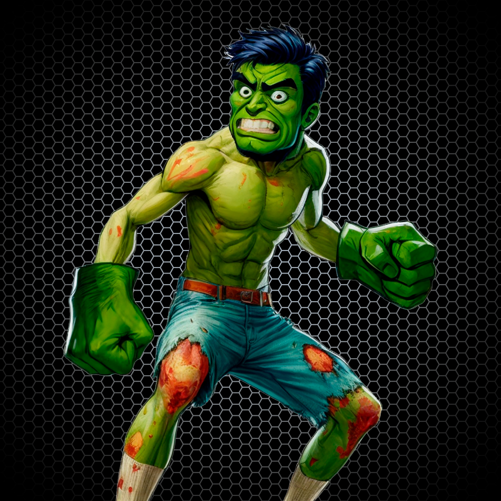 The Incredible Sulk (Human and Zombie Options)