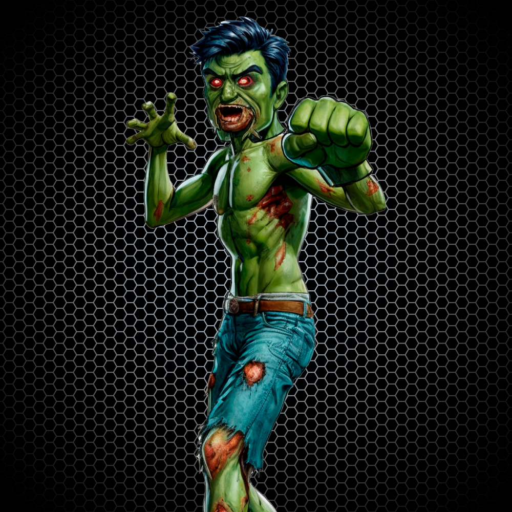 The Incredible Sulk (Human and Zombie Options)